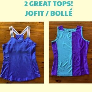 2 GREAT TOPS FOR PICKLEBALL, TENNIS, YOGA, WORKOUT / JOFIT & BOLLE / SIZ…